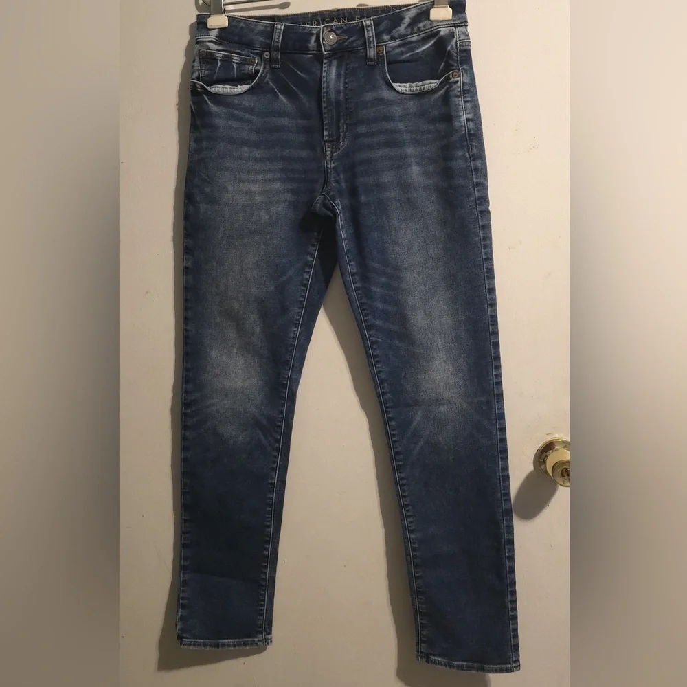 American Eagle Outfitters Dark Blue Straight Jeans